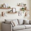 Alvorn applique murale orientable E27, lot de 2, abat-jour cylindrique scandinave