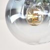 Gastor plafonnier boule vintage, plafonnier 4 lumières E14 pour salon