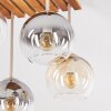 Koyoto plafonnier 4 lumières E14, style boho rétro pour salon et salle à manger
