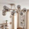 Chehalis plafonnier boule rond 12 lumières G9 Ø 76 cm pour salon