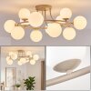 Chehalis plafonnier boule G9 12 lumières, luminaire de plafond rond ø 76 cm