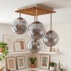 Gastor plafonnier boule 4 lampes vintage rétro pour salon et salle à manger