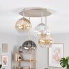 Koyoto plafonnier boule 4 lumières Ø 38 cm, style vintage rétro moderne