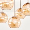 Plafonnier Koyoto luminaire de plafond 5 globes, style boho vintage