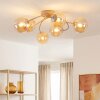 Chehalis plafonnier boule 6 lumières G9, forme ronde moderne, ø 58 cm
