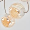 Chehalis plafonnier boule 6 lumières G9, forme ronde moderne, ø 58 cm
