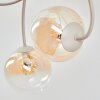 Chehalis plafonnier boule rétro 6 lumières G9, Ø 58 cm, pour salon