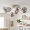 Chehalis plafonnier globe 6 lumières, luminaire de plafond rétro ø 64 cm