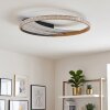 Calista plafonnier LED de salon rond Ø 41 cm, anneau lumineux plat moderne