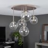 Chehalis plafonnier boules 5 lumières G9 Ø 45 cm pour salon et salle à manger