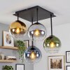 Koyoto plafonnier boule vintage 4 lumières E14, pour salon et salle à manger