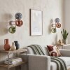 Applique murale moderne Koyoto, set de 2, trois éléments colorés en ligne