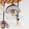 Plafonnier moderne Koyoto à 4 lumières, abat-jour ronds, pour la table à manger