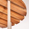 Plafonnier en grappe Gastor moderne, 4 lumières et abat-jour ronds en verre clair