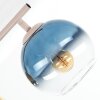 Plafonnier Koyoto à 4 lumières avec abat-jour multicolores dimmable par variateur externe