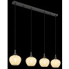 Maxy Globo suspension à 4 lampes E27 design pour salle à manger et cuisine