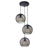 Selina NOWA suspension moderne 3 flammes diamètre 45 cm pour salle à manger, cuisine, salon
