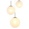 NOWA Kop suspension luminaire pour salle à manger, à 3 globes, style moderne, E27