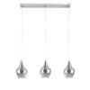 NOWA Drop suspension luminaire 3 flammes allongée E14 15 cm pour salle à manger