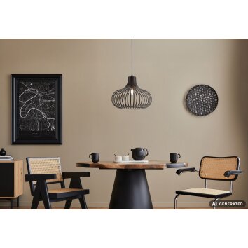 NOWA Mateo suspension design, luminaire suspendu ajouré moderne Ø 40 cm E27