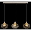 NOWA Mateo suspension luminaire allongée 3 flammes moderne longueur 103 cm E27