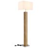 NOWA Forest lampadaire moderne, lampe sur pied avec interrupteur, 150 cm, abat-jour rectangulaire