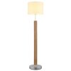 NOWA Taugus lampadaire sur pied moderne, E27, hauteur 145 cm, interrupteur sur le câble