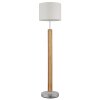 NOWA Taugus lampadaire sur pied moderne, E27, hauteur 145 cm, interrupteur sur le câble