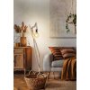 NOWA Nerida lampadaire sur pied façon branche avec corde, E27, 40 Watt, moderne