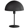 NOWA Meike lampe de table champignon noire E27, moderne, interrupteur sur le câble