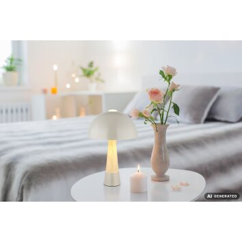 NOWA Paulin Lampe champignon de table moderne E27 60 W pour salon et cuisine