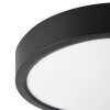 NOWA Puccy plafonnier LED ultraplat 17 cm 10 W 1200 lm 3000 K pour salon et cuisine