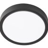 NOWA Puccy plafonnier LED ultraplat 17 cm 10 W 1200 lm 3000 K pour salon et cuisine