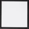 Nowa Puccy plafonnier LED carré ultraplat, 3000 K blanc chaud, 2400 lm, 20 W