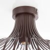 NOWA Mateo luminaire suspendu rond E27 40 Watt, diamètre 40 cm, design ajouré