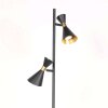 Steinhauer Preto lampadaire sur pied salon 2 spots GU10 orientables moderne