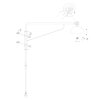 Steinhauer Pintino applique murale classique à bras pivotant, interrupteur, GU10