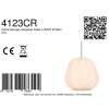 Steinhauer Sable suspension design ronde moderne pour salon E27 Ø28 cm, L 28 cm