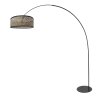 Steinhauer Curve lampadaire arc sur pied, abat-jour ajouré, liseuse de salon