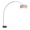 Steinhauer Curve lampadaire arc moderne abat-jour cylindrique salon chambre E27 210 cm