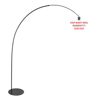 Steinhauer Curve lampadaire arc sur pied pour salon et chambre, hauteur 210 cm