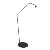 Steinhauer Zig-Zag lampadaire arc pour salon E27, abat-jour frangé, moderne