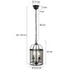 Steinhauer Pimpernel suspension classique à 2 flammes orientable, longueur 23 cm