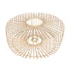 Steinhauer Solva lampadaire arc salon E27 réglable, abat-jour ajouré, 185 cm