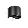Steinhauer Logan applique murale LED, lampe murale design moderne 2 flammes