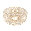Steinhauer Bloeba plafonnier rond, luminaire de plafond à structure ajourée design moderne