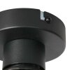 Steinhauer Bloeba plafonnier rond tressé graphique Ø 40 cm, E27, pour salon