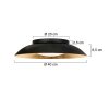 Steinhauer Brotke plafonnier LED rond moderne pour salon chambre salle à manger