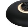 Steinhauer Plafonnier rond LED Golden Veil, forme plate, 2700 Kelvin blanc chaud