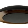 Steinhauer Plafonnier rond LED Golden Veil, forme plate, 2700 Kelvin blanc chaud